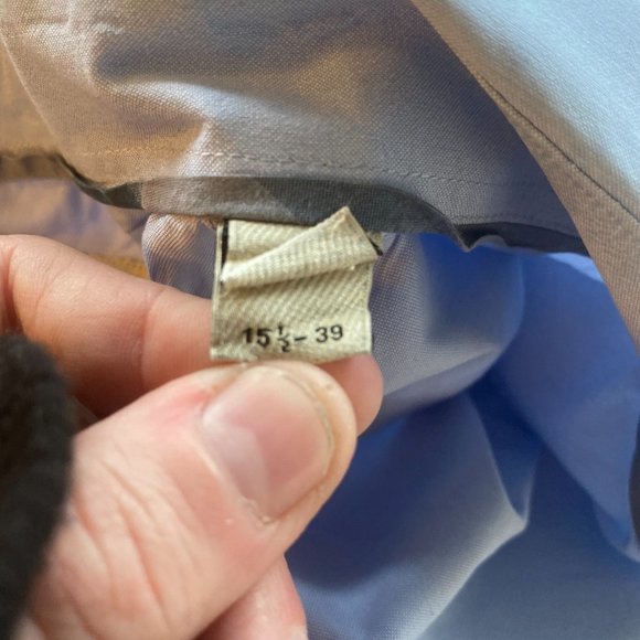 Burberry Mens Casual Button Down Shirt Blue - Picture 9 of 9